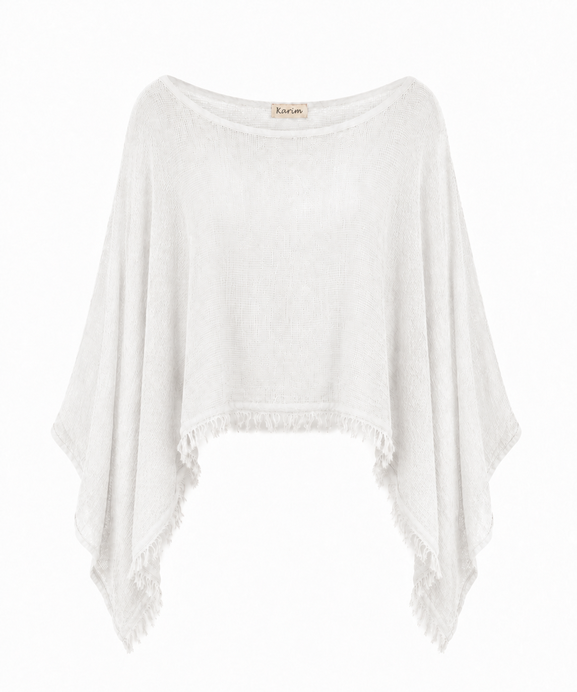 Poncho - White
