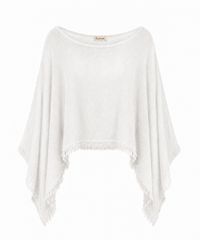 Poncho - White