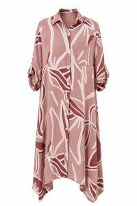 Botanical Lines Duster - Petal, flat lay
