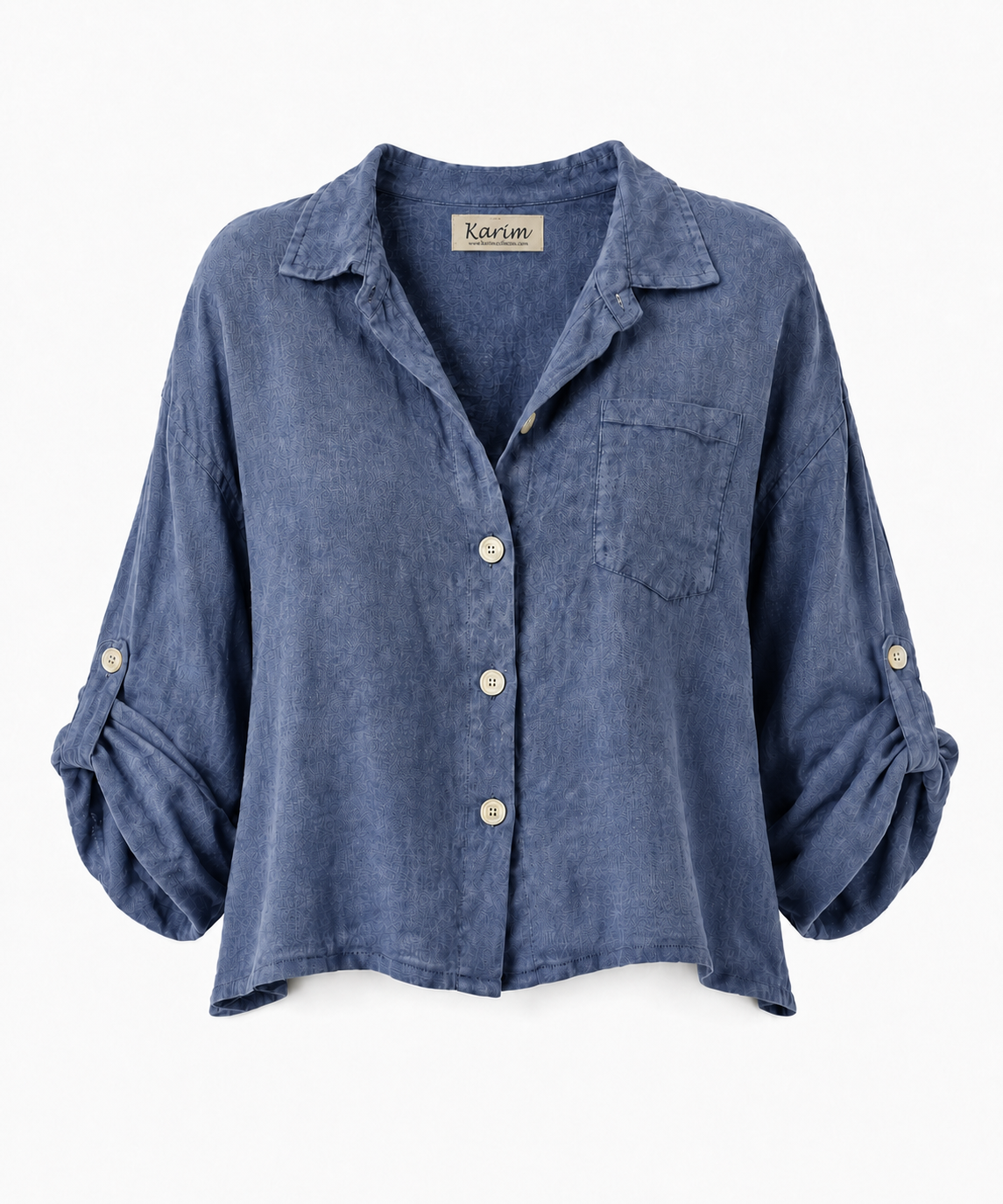 Cropped Linen Shirt