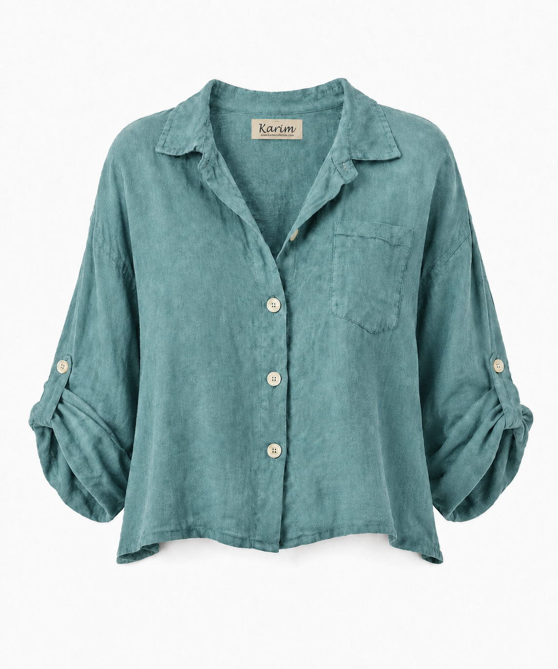 Cropped Linen Shirt