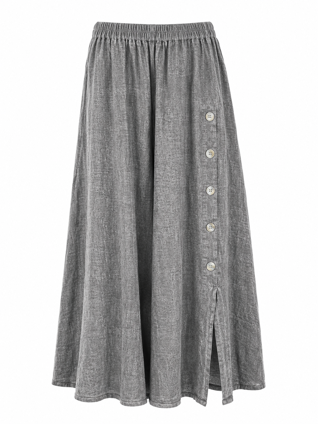 Palazzo Pants - Charcoal, studio flat lay
