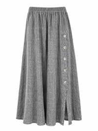 Palazzo Pants - Charcoal, studio flat lay