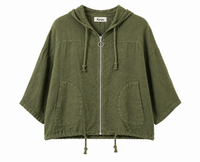 Linen Jacket with zipper