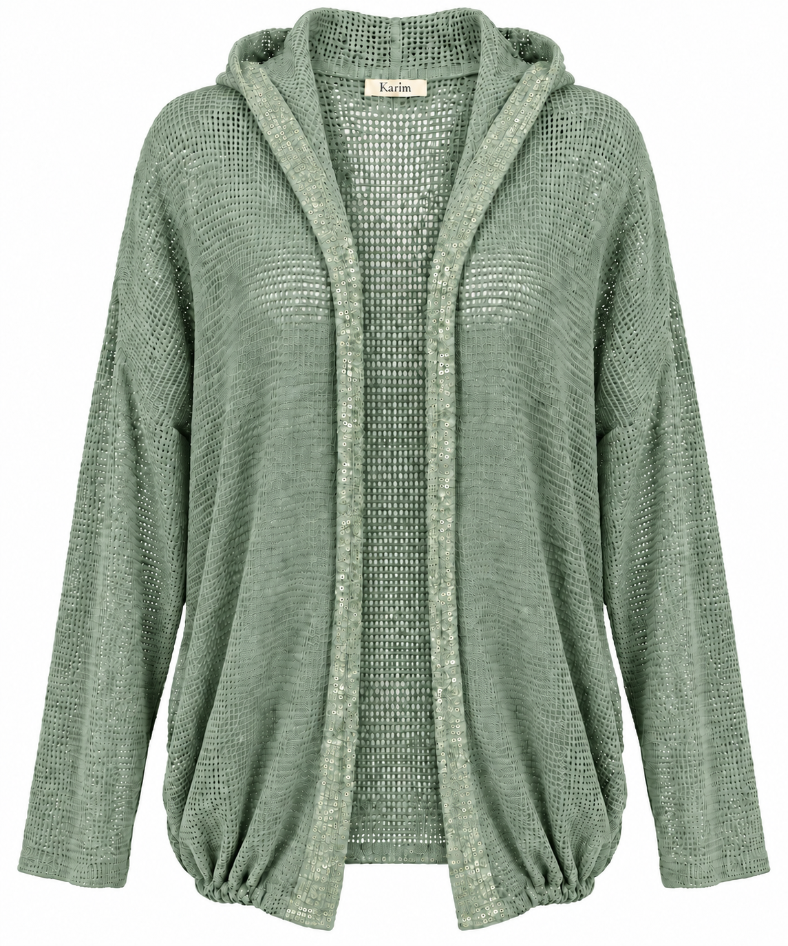 Star Hooded Cotton Cardigan
