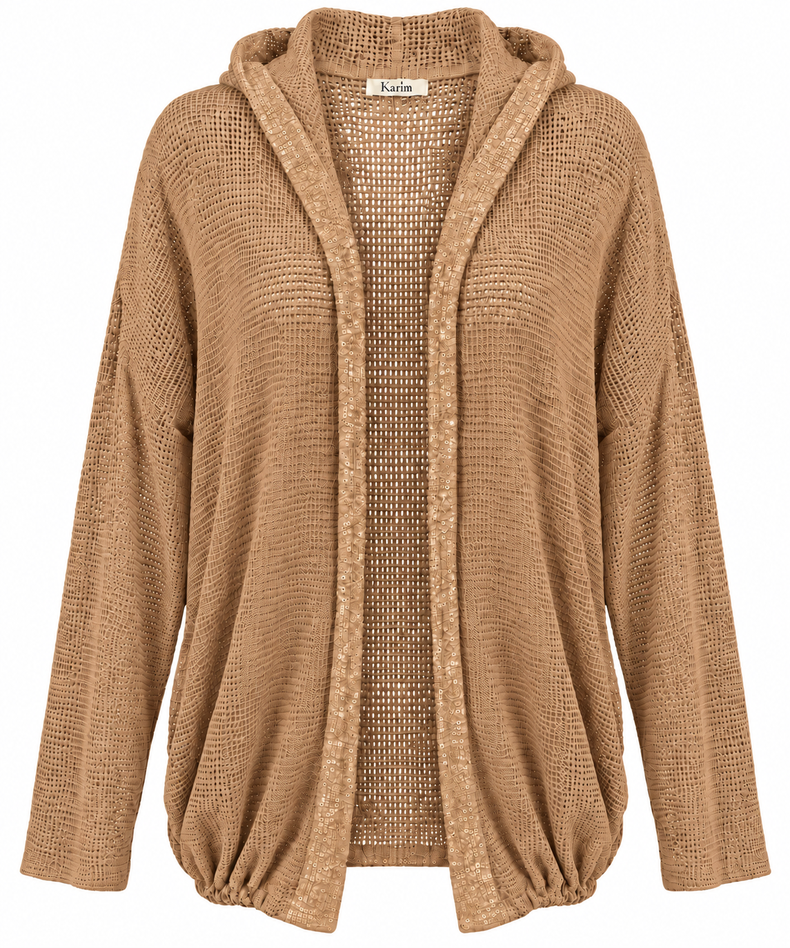 Star Hooded Cotton Cardigan