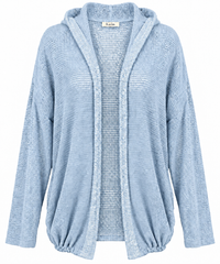 Star Hooded Cotton Cardigan