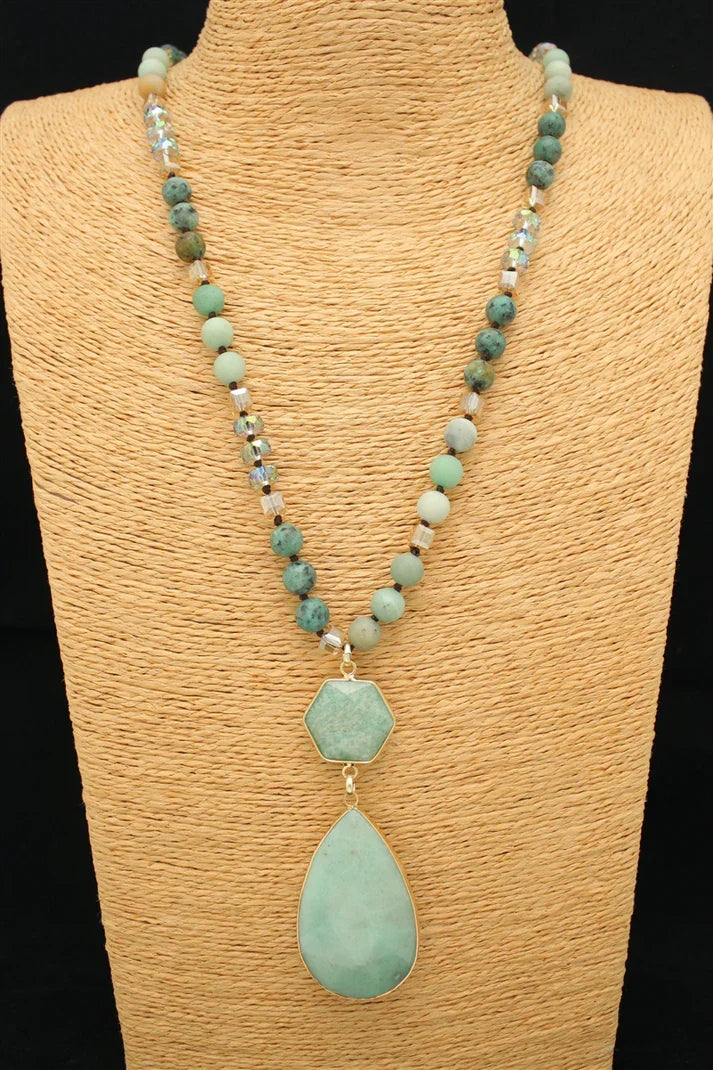 Boho Stone Necklace