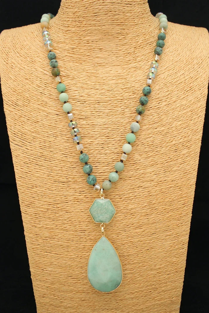Boho Stone Necklace